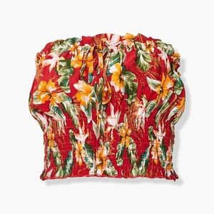 NWT Forever 21 Tropical Tube Top Small